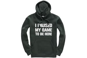 NEW SPIRIT ORIGINAL I Paused My Game to Be Here Gaming Gamer Unisex Kids Boys Girls Hoodie Gaming Jumper