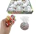 Produktbild LG-Imports 1 x Glibberball Knautschball im Netz multifarben ca. 5cm Durchmesser, Anti Stressball Brain, Quetschball