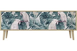 HEALANCY BIOMEDICAL HEALANCY Mobile TV Mobile Porta Televisore a 3 ante Tavolo da Soggiorno TV Soggiorno Armadio Moderno per TV Porta TV con mobili contenitori Mensola TV Design moderno