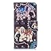 Produktbild Hülle Case für Samsung Galaxy A30s HandyHülle Leder Flip Case 3D Malen Blumen Muster Schutzhülle Brieftasche Flipcover Tasche Ständer Magnetverschluss Kartenfach Handytasche Bookstyle Elefant