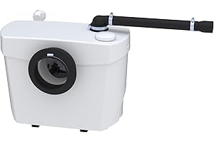 SFA - Sanibroyeur (48 dB) - Broyeur WC à Placer Derrière un WC - Faible Encombrement - 36 x 16,5 x 26,3 cm - 400W - Made in France