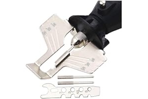 feedal Saw Sharpening Kit Rotary Power Drill Hand Sharpener Set Lawn Mower & Garden Tool Attachment Compatible with Most Rotary Tool Bit