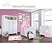 Produktbild Babyzimmer Felix in weiss 21 tlg. mit 3 türigem Kl + Kleine Prinzessin in Rosa