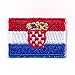 Produktbild 60 x 35 mm Kroatien Flagge Zagreb Aufnäher Aufbügler Patch 0917 B