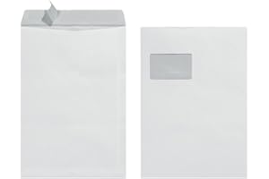 ‎HERLITZ Herlitz Versandtasche C4 90 g Haftklebend mit Fenster, 25 Stück mit Innendruck in Folienpackung, eingeschweißt, weiß (25 Stück)