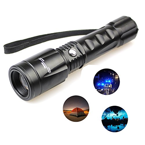 SUNSPOT 2000 Lumen Zoomable CREE XML T6 LED Taschenlampe Licht Torch Lampe + 1 x 18650 Batterien + EU Ladegerät