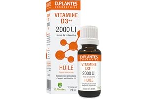 D PLANTES D.Plantes - Vitamine D3++ 2000 UI - Huile - 20ml