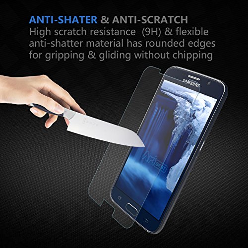 Samsung Galaxy S6 Panzerglas Schutzfolie [3 Stück],Aribest Ultra-klar Panzerglas Schutzfolie für Samsung Galaxy S6 (0.33mm HD Ultra Clear) - 3