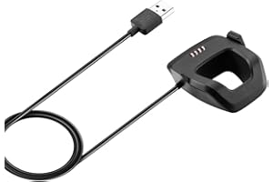 LOKEKE Kompatibel mit Garmin Forerunner 205 & 305 USB-Ladekabel Dock, Ersatz-USB-Ladegerät, tragbares und leichtes Laden, Stromschutz