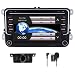 Produktbild 17,8 cm Doppel DIN in Dash Auto Stereo für Volksvagen VW Golf Polo Passat Jetta Tiguan Skoda Seat mit DVD Player GPS Navigation Video Audio FM AM Radio Bluetooth 3 G USB IPS kapazitiver Touchscreen inkl. 8 GB Karte-Karte/Kamera/externes Mikrofon