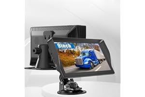 Zilimontt Navigateur GPS portable de 22,9 cm, grand écran, système de recul adapté pour voitures, camions, camping-cars