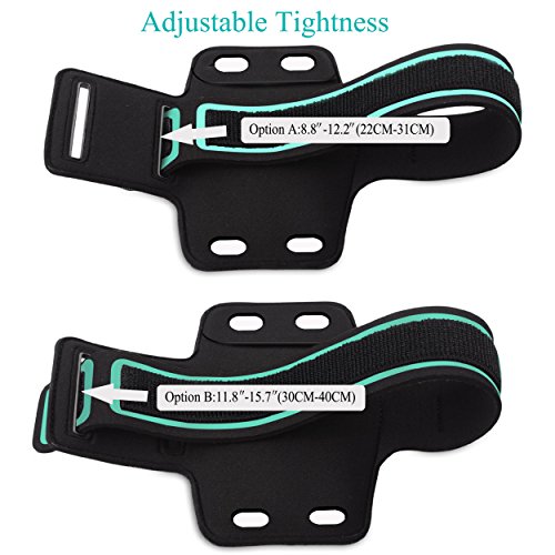 iPhone 6s Armband,iPhone 6 Armband,by Ailun,Feartured with Sport Scratch-Resistant Material,Slim Light Weight,Dual Arm-Size Slots,Sweat Resistant&Key Pocket,with Headphone Ports[Black]