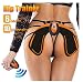 Produktbild Hüften Muskel Toner USB-wiederaufladbare abdominalen Gurt ABS Stimulator, Smart Wearable buttock Toner Trainer für Männer Frauen, pygal Schlankheits Maschine (schwarz)