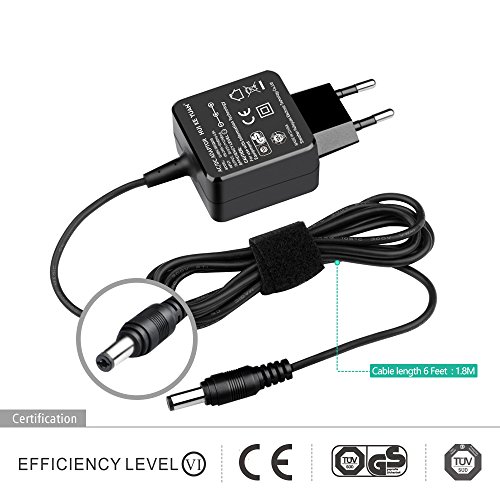 [TUV GS LISTED] HUIKEYUAN Netzteil 9V 2A 18W Ladegerät Ladekabel AC Adapter, AC to DC Converter 5.5*2.5mm - 3
