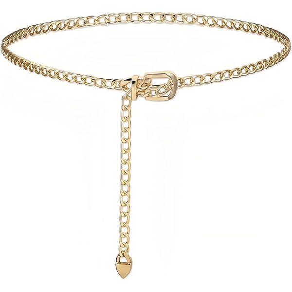 Acheter Ceinture Chaine Dorée Pour Femme | Ceintures Avec Chainette En