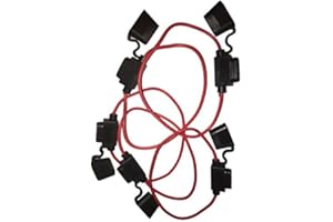 KOLACEN Automotive Car Truck In-line 16 Gauge Fuse Holder for Regular Standard Blade Type Fuse (Pack of 5)