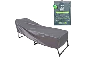 AKTIVE Copertura protettiva per lettino prendisole da giardino 200x75x45 cm, Impermeabile, Rettangolare, Poliestere 100 g/m², Protezione da pioggia e polvere, Chiusura regolabile