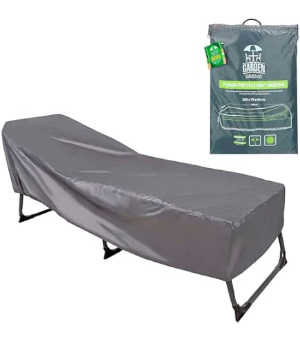 Copertura Per Sdraio E Dondolo 70x210x75 Cm - Impermeabile, Anti-UV, Polietilene 90g/m&sup2;
