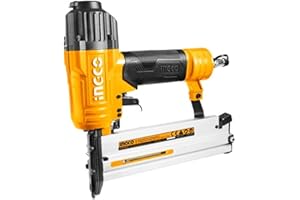 Ingco Chiodatrice Graffatrice Pneumatica 2 In 1 ACN50401 Spara Chiodi Graffette 1000 Chiodi E 1000 Gaffette Incluse