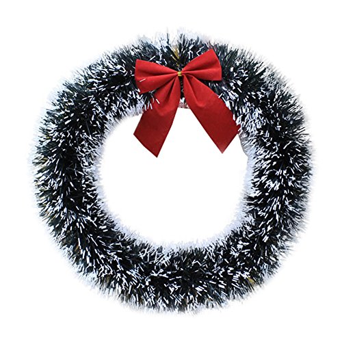 Verde Guirnalda De Navidad Colgante Decoración De Techo Puerta Y Ventana Árbol De Navidad (Blanco)