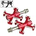 Produktbild FIXIE / MTB / BMX / CNC Aluminium-Plattform Pedale Fahrrad-Pedale rot