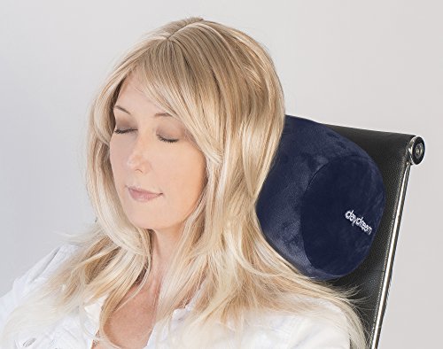 daydream: Nackenrolle mit Mikroperlen aus (weichem) elastischem Plüsch, dunkelblau (N-8003) - 2