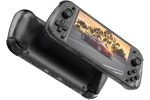 BAFUIE Consola de Juegos Portátil Retro R50S, 64/128 GB, Linux, Pantalla IPS de 5,1 Pulgadas, Consola de Juegos en Línea para Dos Jugadores