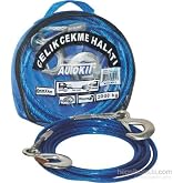 Autokit &Ccedil;elik &Ccedil;ekme Halatı &Ccedil;eki Halatı 6mm 4 Metre