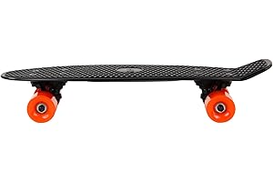 MEDIABLUE Skateboard Mini Cruiser Board, Komplettboard, Retro-Style für Kinder & Jugendliche, Komplettboard, Pennyboard, Anfänger