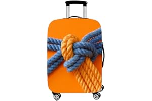 DOTBUY-SHOP DOTBUY Elástico Cubierta de Equipaje con Cremallera Funda de Maleta Cabe 30-32 Pulgadas, Equipaje de Viaje Protectora, Resistente al Agua Print Trolley Case Funda Protectora (SOGA, XL)