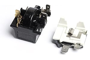 NUHFUFA Frigorifero Freezer Compressore QP2-15H Starter + Butterfly Protector 6 pezzi Starter Thermal Protector Accessori