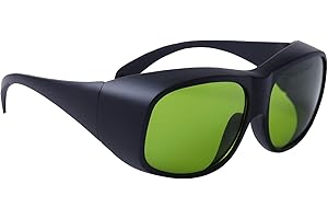 LASERPAIR Occhiali protettivi per luci laser da 740-780 nm DIR L5 e 800-1070 nm DIR L7, occhiali di sicurezza per laser Nd:yag e a diodi, per tecnici