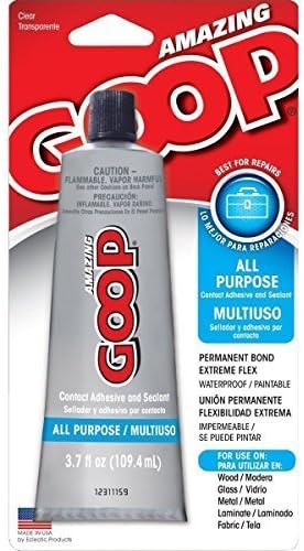 Clear 3.7 oz. All-Purpose Adhesive, 24 to 72 hr. Curing Time, 1 EA 140211 by Amazing GOOP