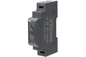 IGEYAPA Alimentatore da 5V 2.4A 12W per Montaggio su Binario DIN, Trasformatore Switching AC-DC per Illuminazione LED Industriale e Automazione HDR-15-5