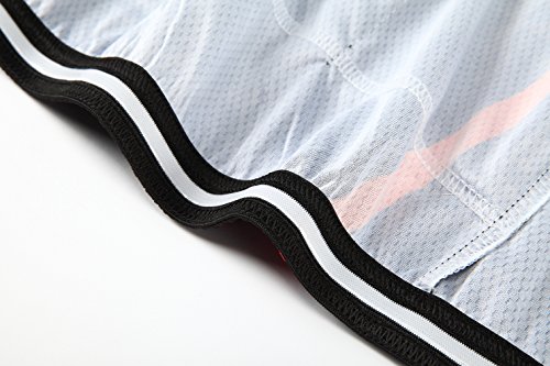 [Größe:S-5XL][option:Trägerhose,3D 2.8cm Sitzpolster] Fahrrad Trikot Langarm Radhose Radtrikot Fahrradbekleidung Herren Männer Hemd mit lange Ärmeln Set Cycling OutdoorTrikots Windjacke Neue - 8