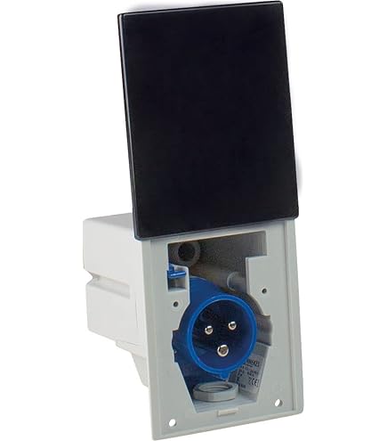 Coperchio Di Ricambio Per Presa Esterna CEE 220V 16A | Maschio Da Incasso Modello P17 - Foto 4