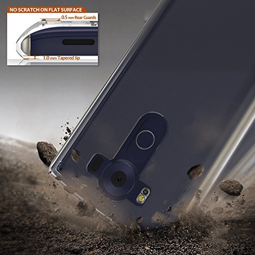Ringke - Funda lg v10  fusion  crystal view  choque absorci  n tpu bumper  protector de pantalla libre  mejora el aspecto original resistente a ara  azos claro pc volver delgada piel personalizable lg v10 cubierta