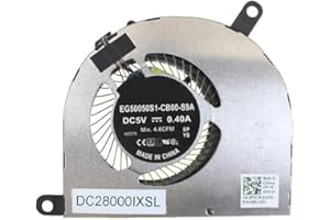 RAKSTORE Ventilateur de refroidissement CPU de rechange pour ordinateur portable compatible avec Dell Latitude 5480 5490 Ventilateur de refroidissement silencieux (uniquement compatible avec le