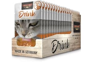 CT-TRONICS Leonardo Drink | Sopa para Gatos | Altamente Hidratante | Varios Sabores | 20x40Gr | (20x40gr, Pato)