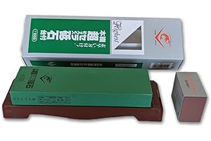 Sanelli Ambrogio, Naniwa Chosera, Pietra Affilacoltelli Professionale, Grana Media #1000, Ideale per l'Affilatura di Coltelli Normali, Splash&Go, Supporto Portapietra Incluso, Made in Japan