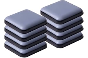 HICYCLE2 Deslizadores autoadhesivos para Muebles, para Poder moverlos sobre alfombras y Suelos de Madera Dura (8, Cuadrado,30mm*30mm)