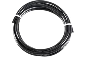 REPTILES-PLANET Schlauch für Repti Rainforest, 5 Meter Länge x 6 mm Durchmesser, Schwarz