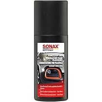 SONAX Rinnovatore Plastica Esterna Auto - Rigenera Colori Sbiaditi | Con Applicatore A Spugna | 100 Ml