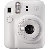 Instax Fujifilm Mini 12 Fotoğraf MakinesiAskıpil BEYAZ, Instax, Pembe