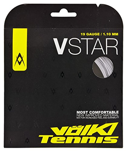 Volkl V-Star Tennis String Set 19/1.10mm (Silver)
