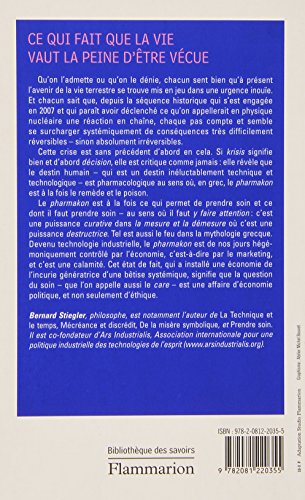Ce qui fait que la vie vaut la peine d'être vécue : De la pharmacologie