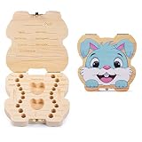 ELENKER Aufbewahrungsbox für Kinder Baby Zähne Milchzähne Box Geschenk für Kinder