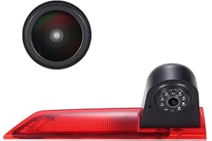 NAVINIO 1280 x 720 Pixels 1000TV Lines Auto Top Mount Third 3° Brake Luce freno telecamera telecamera retromarcia telecamera replacement for Ford Transit Custom 2012 – 2016 Transporter Business MPV SUV Bus