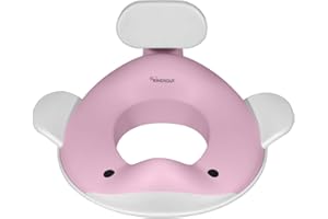 Kindsgut Riduttore, a forma di balena, per WC, per bambini. Disegno a balena pensato per i bambini, e adatto ai bambini: a misura di bambino - colore sabbia