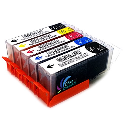 5x Tintenpatronen kompatibel zu Canon PGI 570 XL CLI 571 XL für CANON PIXMA MG5750 MG5751 MG5752 MG5753 MG6850 MG6851 MG6852 MG6853 MG7750 MG7751 MG7752 MG7753 TS5050 TS5051 TS6050 TS6051 TS8050